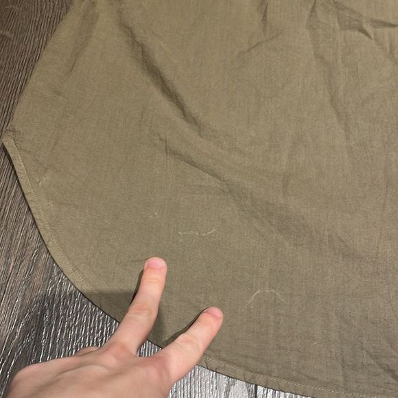 XÍRENA | Olive Green Button Up Beau Shirt - Picture 14 of 15